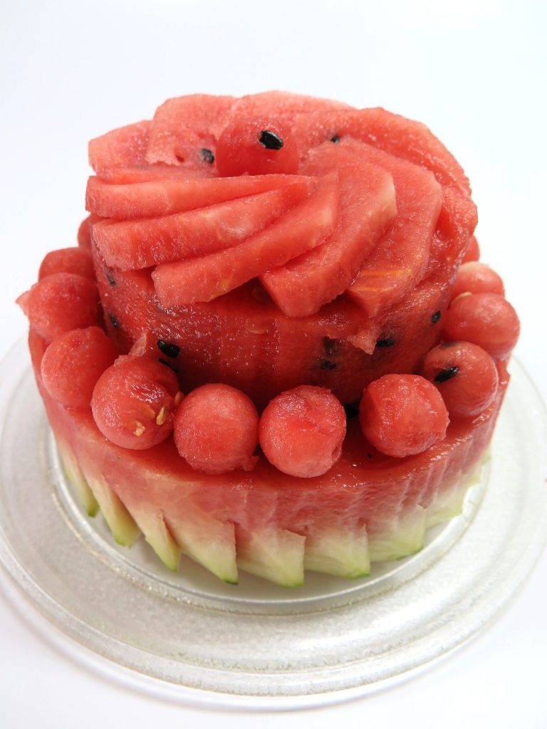 watermelon "cake"